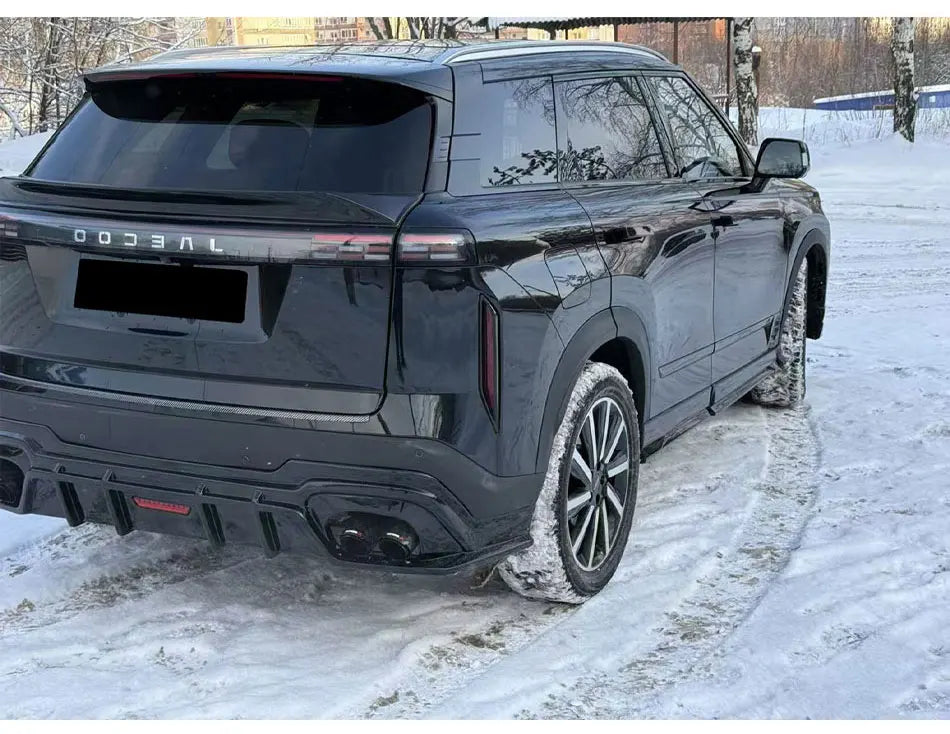 For Chery JAECOO J7 2023-2025 Rear Spoiler Universal Fit All Petrol & PHEV Models Gloss Black No drill Installation Body kit