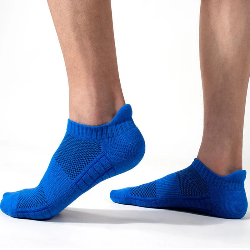 10/20 Pairs Ankle Socks Men Women Breathable Mesh Cotton Socks Running Sports Solid Color Boat Socks Couple Student Ear thletic