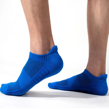 10/20 Pairs Ankle Socks Men Women Breathable Mesh Cotton Socks Running Sports Solid Color Boat Socks Couple Student Ear thletic