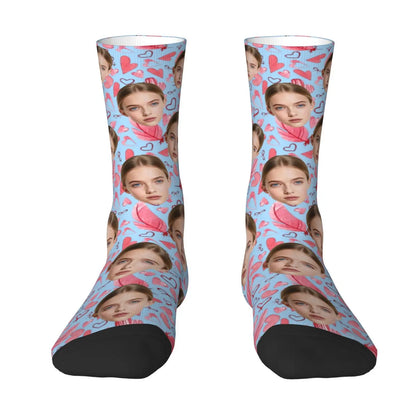 Custom avatar socks for men and women custom photo socks DIY personalized picture socks photo socks personalized gifts