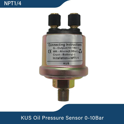 ELING Waterproof 85mm 4 in 1 Gauge Oil Pressure Water Temp Fuel Level Voltmeter with Light Alarm for Car Boat Yacht