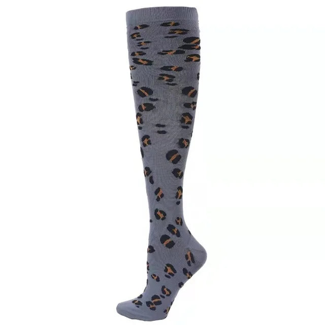 S-XXL Compression Socks Compression Socks for Varicose Vein Calf Riding Socks Stretch Open Toe Knee Socks