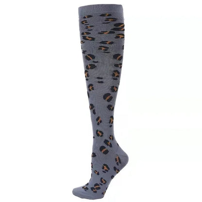 S-XXL Compression Socks Compression Socks for Varicose Vein Calf Riding Socks Stretch Open Toe Knee Socks