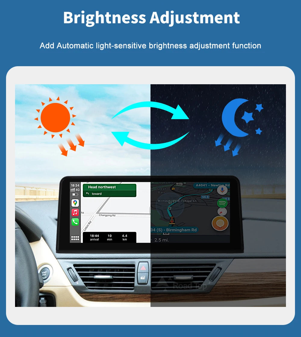1920*720 Linux Touch Screen Wireless Carplay Android Auto Car Multimedia Player Display For BMW X1 E84 2009-2015 CIC
