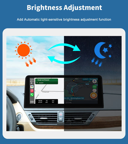 1920*720 Linux Touch Screen Wireless Carplay Android Auto Car Multimedia Player Display For BMW X1 E84 2009-2015 CIC