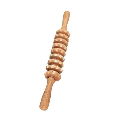 Wood Therapy Massage Tools, Wood Lymphatic Drainage Massage Tools Set for Body Sculpting, Maderoterapia Kit for Anticellulite