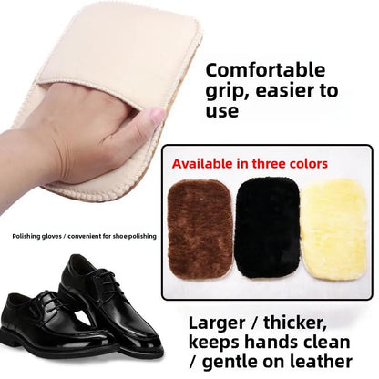 Glove Type Shoe Polishing Cloth Hotel Guest Shoe Cleaning Towel Leather Shoe Rubbing Paper Polishing Towel Room Supplies