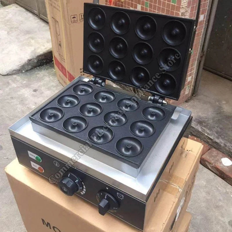 Commercial Donut Machine Waffle Kitchen Equipment Professional Machine Snack Electric Baking Machine 5 Grids Donut Maker