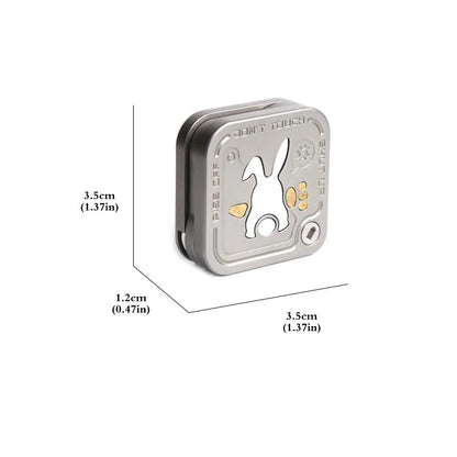 Angry Rabbit Triple-Layer EDC Magnetic Slider Side-Push Sensory Fidget Toy for ADHD, Anxiety & Office Stress Relief