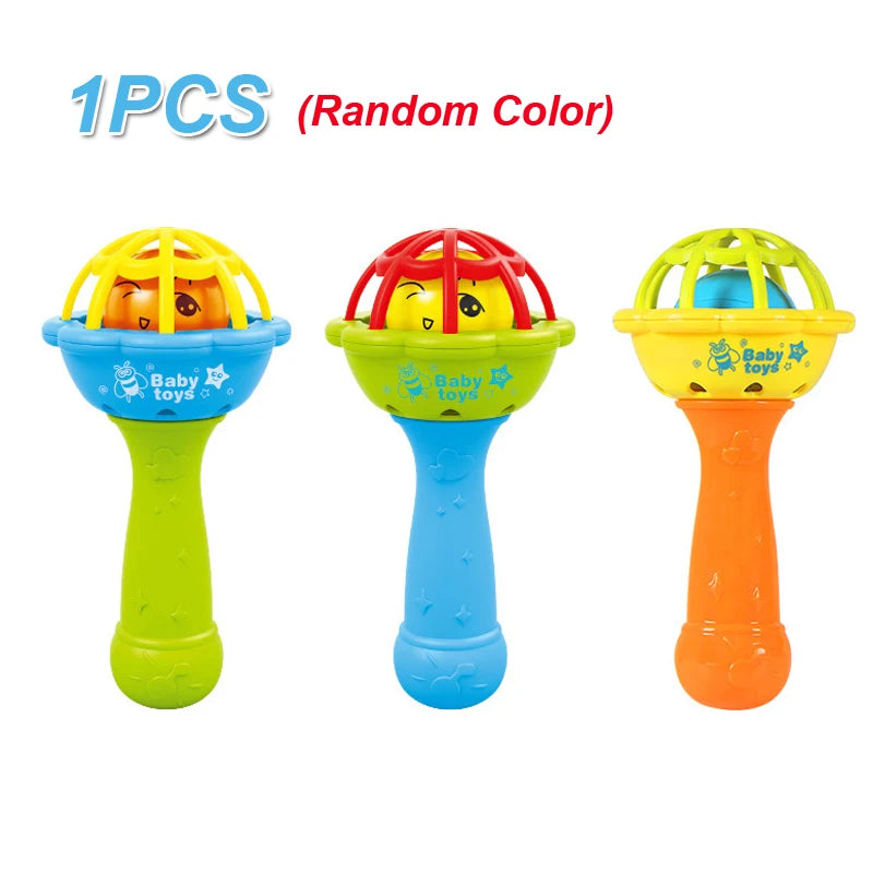 Baby Rattles Toys Set Infant Grab Shake Rattle Sensory Teether Babies Development Learning Music Toy Newborn First Birthday Gift