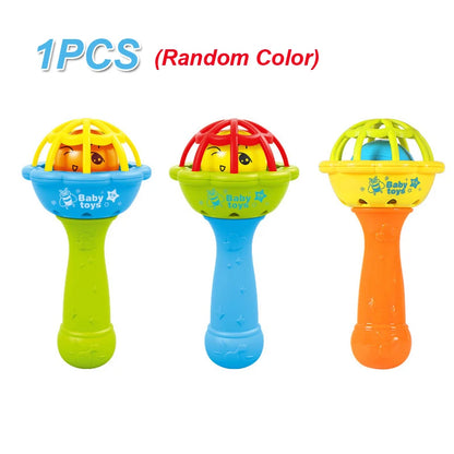 Baby Rattles Toys Set Infant Grab Shake Rattle Sensory Teether Babies Development Learning Music Toy Newborn First Birthday Gift