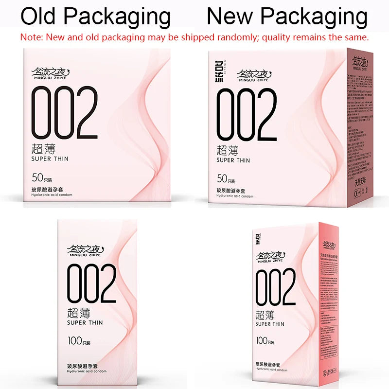 50/100pcs Hyaluronic Acid Condom Ultra Thin Penis Sleeves Natural Latex Smooth Contraception Condoms Erotic Products Sex Toys