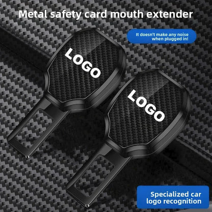 Car Seat Belt Clip Carbon Extender Lock Buckle Plug Car Accessories interior For Toyota GR Sport Gazoo Racing RAV4 C-HR Mirai