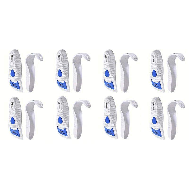 1/4/8Pairs Sports Insole Orthotic Arch Support Flatfoot Running Insoles for Shoes Sole Orthopedic Insoles For Feet Ease Pressure