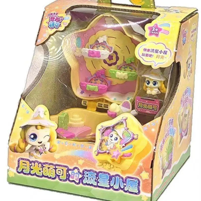 New Teenieping Anime Figure Season 6 Sparkling Meteor Aurora Meteor Hut Set  Magic Sweetheart Figurine Collection Toys Gifts