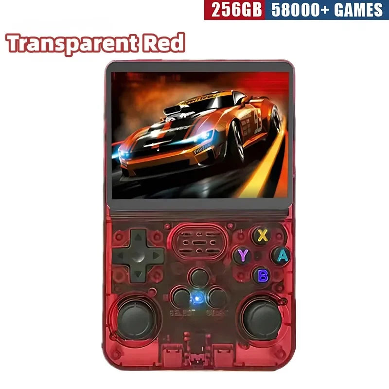 Retro Handheld Game Console R36S 3 5 Inch IPS Screen 64GB 128GB 256GB Portable Gaming Device with Built in Games