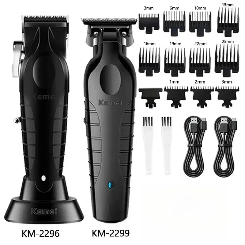 Kemei Hair Clipper Kit KM-2296 KM-2299 KM-1102 Men's Electric Hair Trimmer Machine Professional Hair Cutting Machine for Men