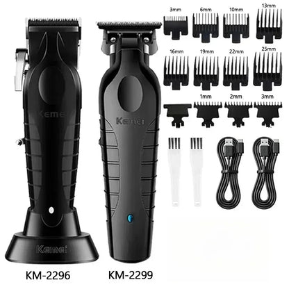 Kemei Hair Clipper Kit KM-2296 KM-2299 KM-1102 Men's Electric Hair Trimmer Machine Professional Hair Cutting Machine for Men