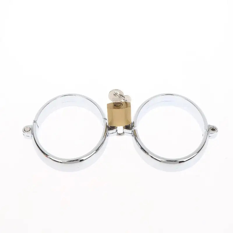 DIY Metal Tool Lock Elliptical Metal Ring Chain Bdsm Home Men's And Women's Slave Restraint Tool Parts Accessories Sex Products