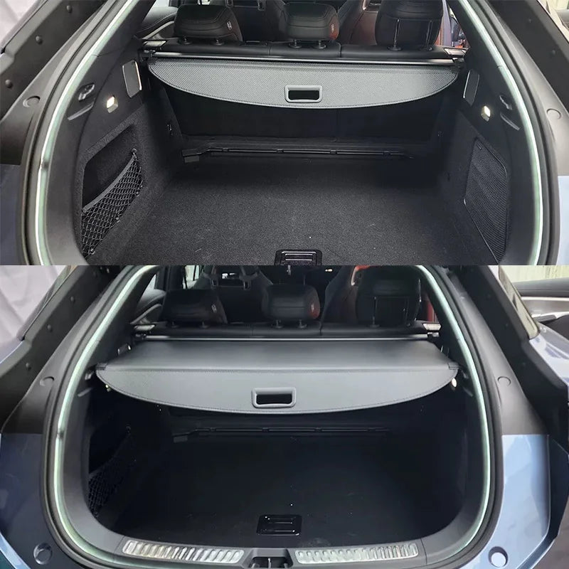 Trunk Curtain Cover Organizer For BYD Sealion 7 EV/Dmi 2024-2026 Car Partition  Rack Shelter Shield Shade  Cargo Cover Luggage