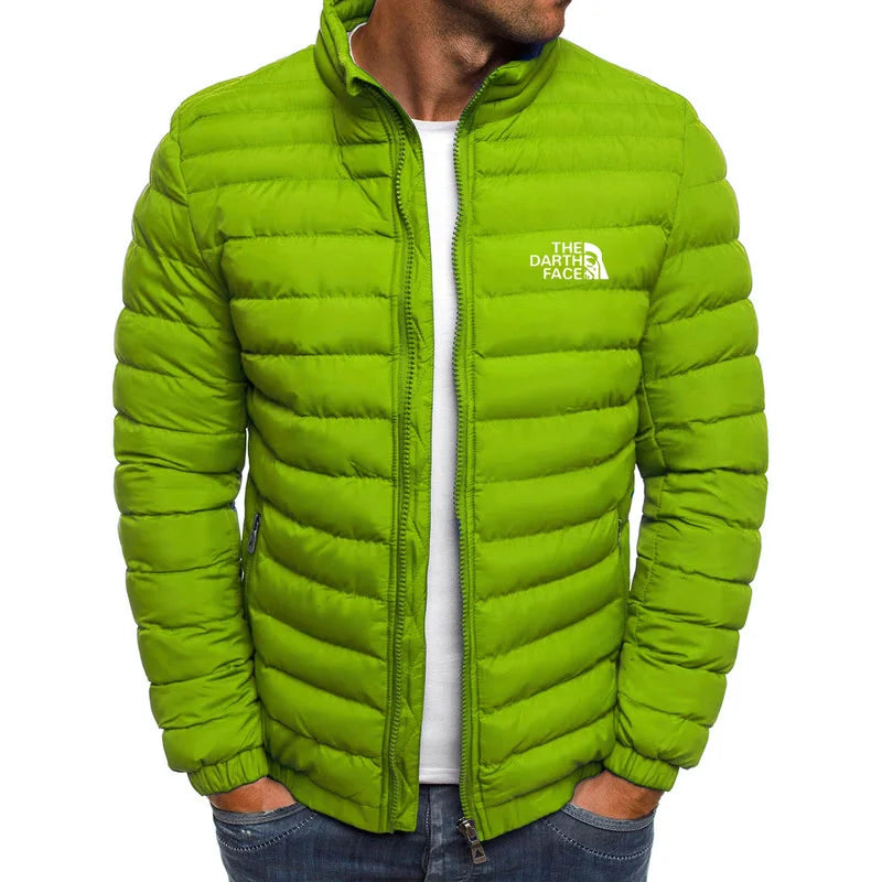 Thick Men New Warm Parka Jackets Winter Casual Men's Outwear Coats Solid Stand Collar Male Windbreak Cotton Padded Down Jacket