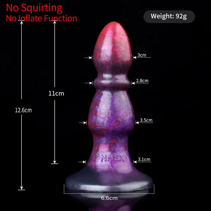 SXXY Dual Layer 10.12 Inch Soft Squirting Dildo Lifelike Sucker Penis Sex Toy Silicone Adult Ejaculating Butt Plug For Men Women