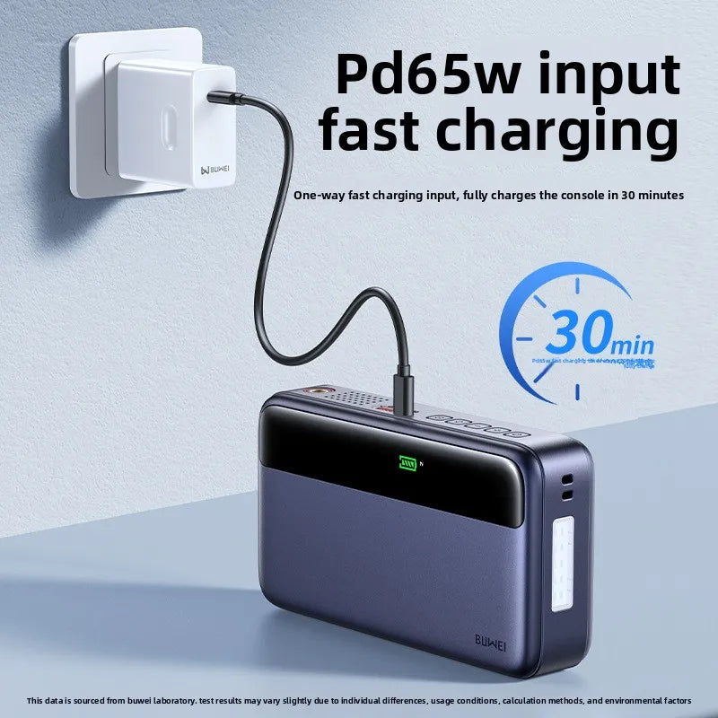 N33 Emergency Power Supply for Car Jump Starter and Air Compressor Combo Portable Battery Booster for Vehicle Starting and