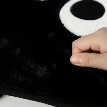 Car Seat Cushion Winter Short Plush Single Piece Backless Three-piece Set Winter Warm and Thick Sponge Plush Car Seat Cushion