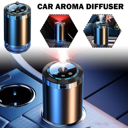 XMSJ Smart Car Air Freshener Level 5 Adjustable USB Charging Car Fragrance Diffuser Air Freshener Essential Oil Fragrance Gift