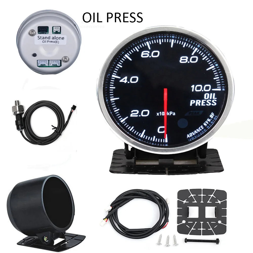 HA Accessories Auto Gauge 60MM DEF BF Style Water Temp Oil Temp Oil Press Tachometer RPM EGT