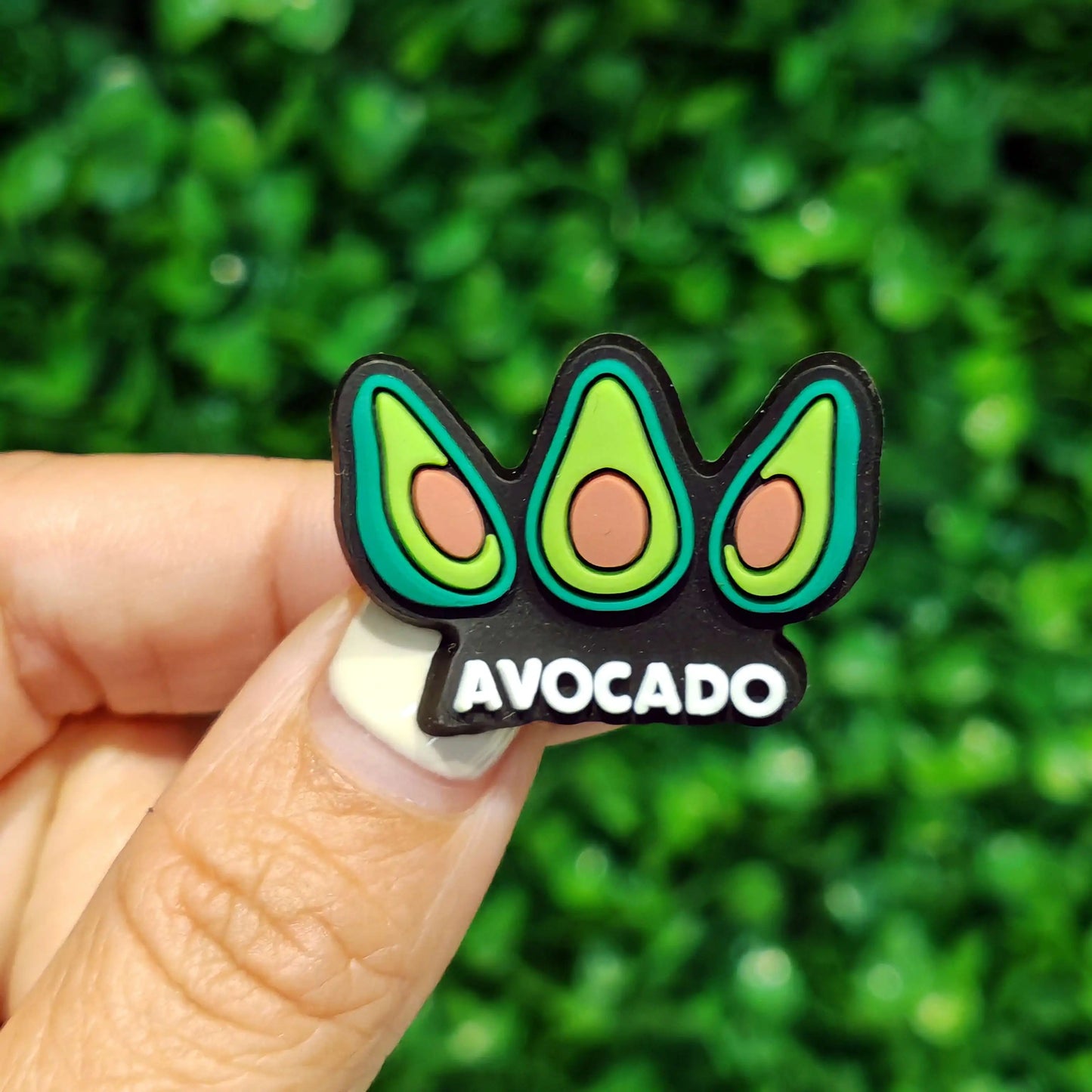 New 1-100pcs Cartoon Fruit Avocado Mom Love Guitar PVC Shoe Charms Accessories Hole Slippers Decorations Kids Birthday Present