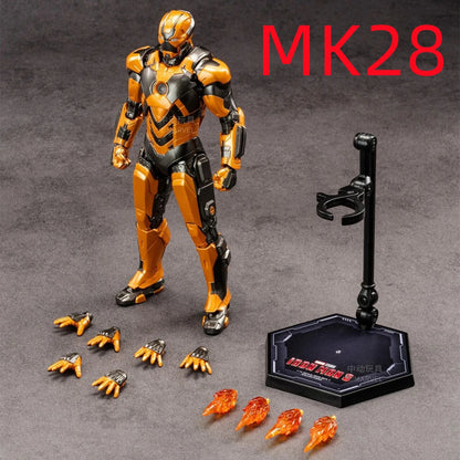 ZD Toys Marvel Avengers Iron Man Action Figure Miles Morales 2099 Suit Mark 28 MK50 MK10 MK18 MK19 Action Figure Toy Gift