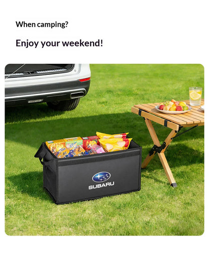 Car Trunk Foldable Storage Box Large-Capacity Stowing Tidying Bag For Subaru Ascent BRZ Forester Impreza Legacy Outback WRX VX