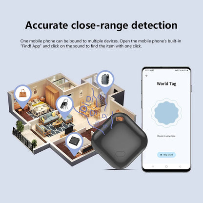Mini GPS Tracker Smart Tag Apple Android Dual System Find My Global Locator Pet Wallet Car Elderly Kids Anti Lost Finder
