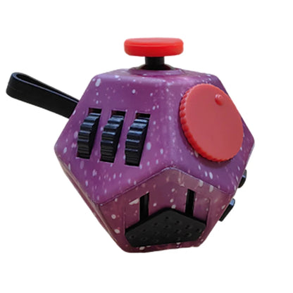 Anti-Stress Fidget Toy - Plastic Gaming Cube for Anxiety Relief Focus & Relaxation Gift Present for Attention-seeking