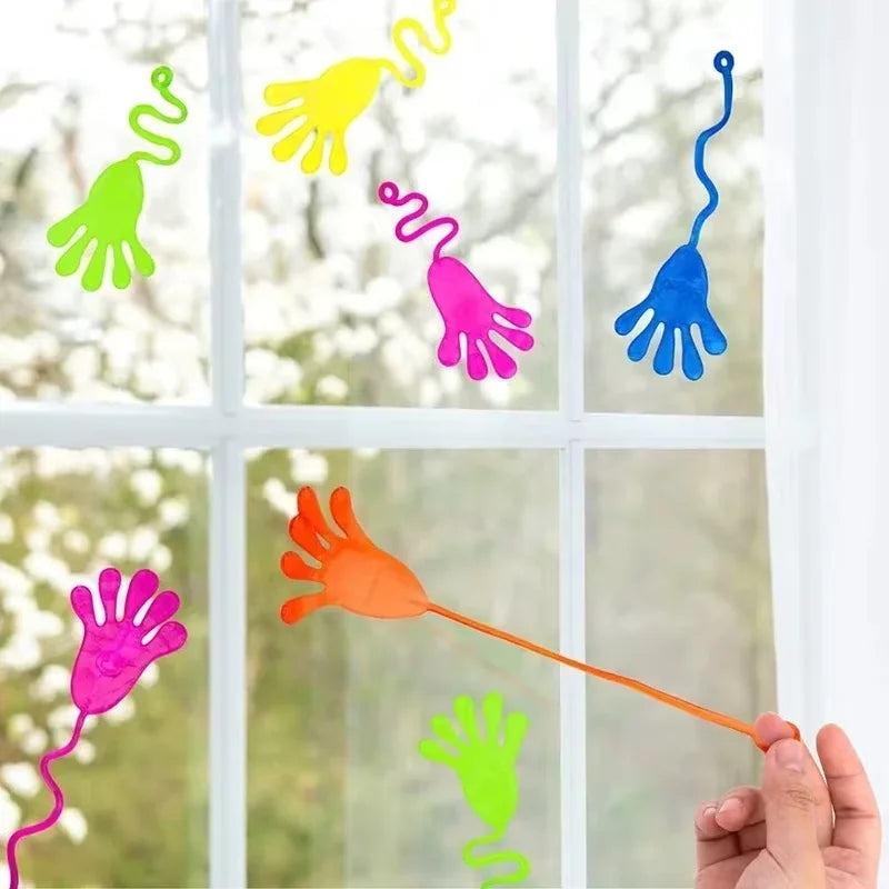 1-30pcs Mini Fun Sticky Hands Sensory Toys for Kids Birthday Party Favors Classroom Prizes Kids Prank  Novelty Gift Party
