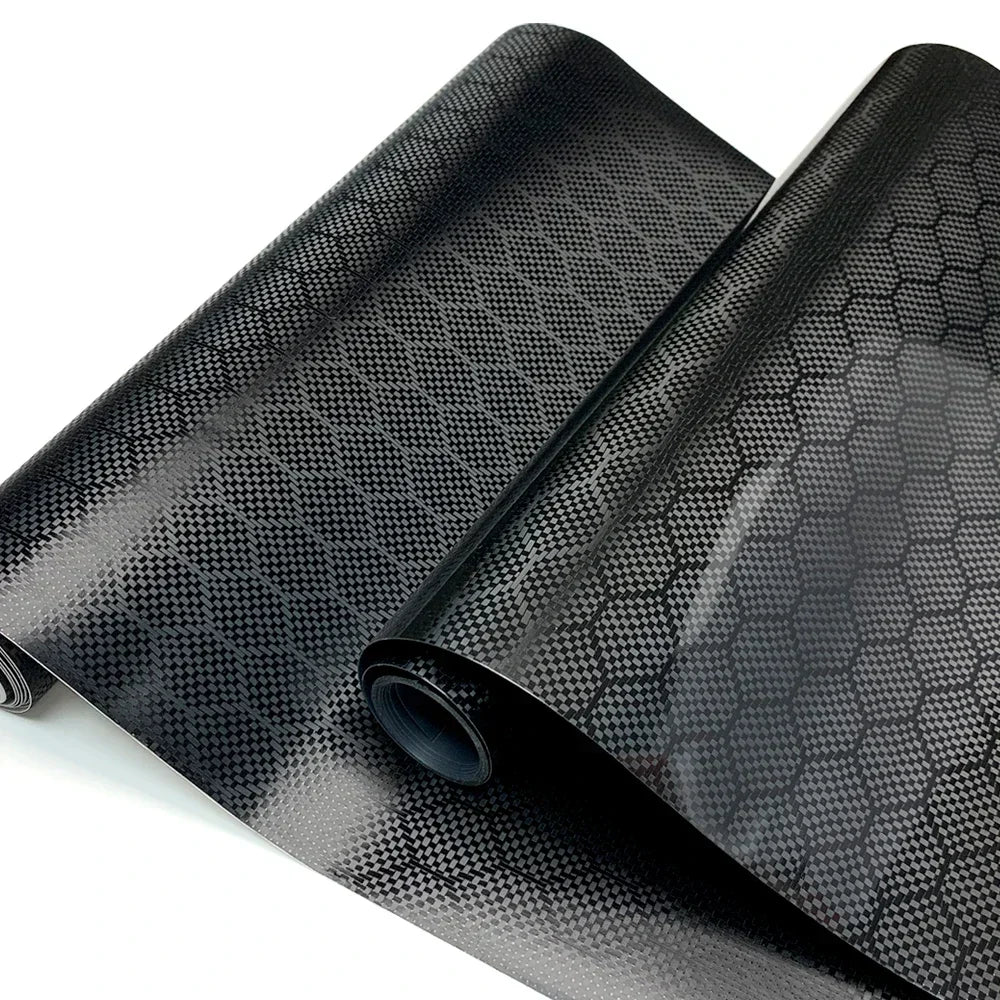 Honeycomb Car Sticker Anti-Scratch Auto Decoration Wrap with Waterproof Adhesive Cover Air Release Foil Tunning Cars Accessories