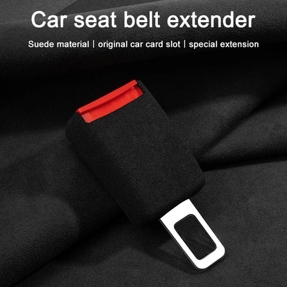 1Pcs Car Seat Belt Clip Extender Safety Seatbelt Lock Buckle Plug Thick Insert Socket Extender Safety  For Tesla Porsche
