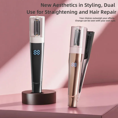 Hair ends Trimmer Split Remover Dry Damaged Brittle Professional Automatic Trim Split for Women Cordless Hair cutting machine