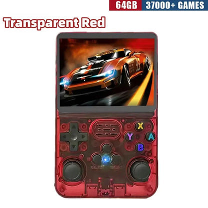 Retro Handheld Game Console R36S 3 5 Inch IPS Screen 64GB 128GB 256GB Portable Gaming Device with Built in Games