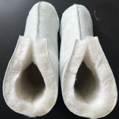 Sheepskin Fur Socks Anti-cold Thickened Warm Socks for Men and Women Winter Fleece Socks Designer Real Wool New