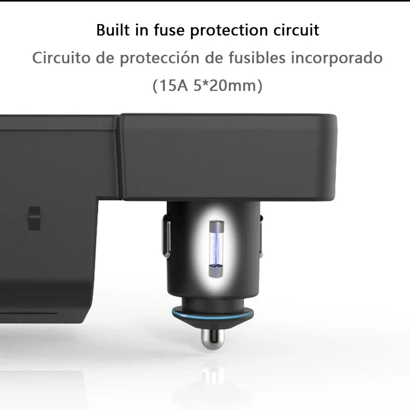 Car charger for Golf 5 MK5 Golf 6 MK6 EOS GTI Variant Bule e motion concept Cigarette lighter USB fast charging