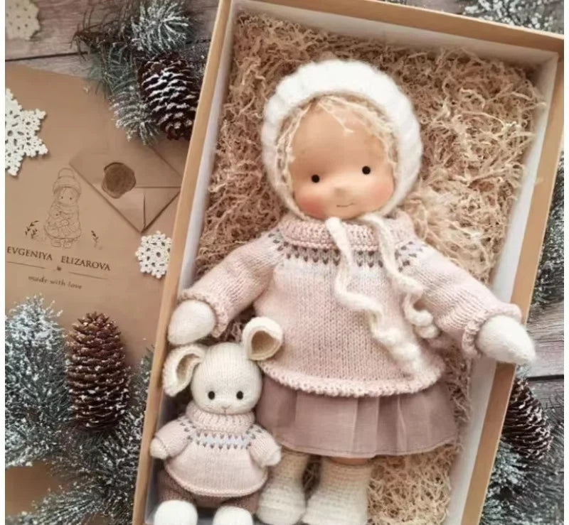 30cm New Waldorf Handmade Cotton Stuffed Plush Doll Kawaii Anime Collection Model Room Decoration Festival Gift Adults Toys