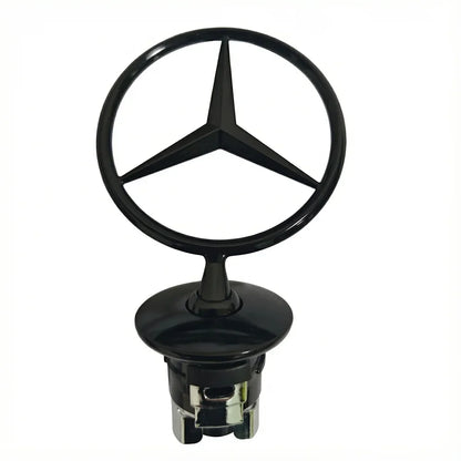 Car Bonnet Label Badge 3D Star Zinc Alloy Car Front Hood Emblem Mercedes Benz  W203 W204 W205 W206 W212 W213 W222 W223 E300 WWWA