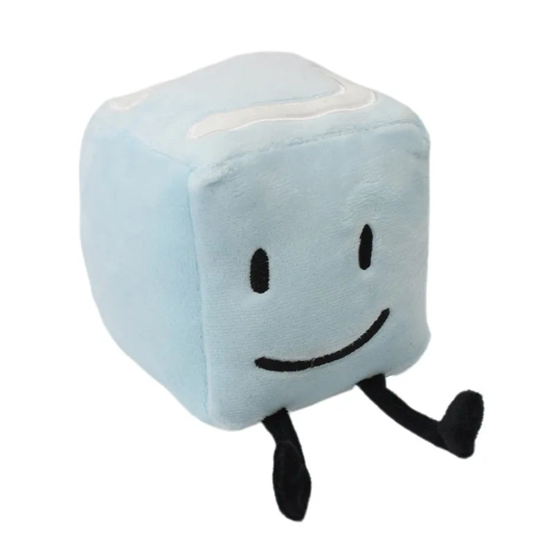 Bfdi Four Plush Doll Game Battle for Dream Island Cosplay Plushie Toy Number Flower Woody Coiny Firey Lollipop Soft Kids Gift