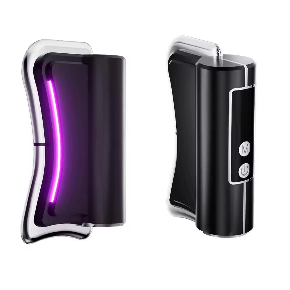 Electric Fascia Knife EMS Microcurrent Thermal Compression Vibration Fitness Muscle Relaxation Body Massager Scraping Instrument