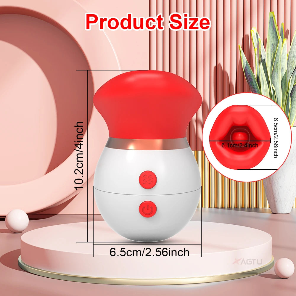 Clitoris Sucking Vibrator for Women Tongue Licking Sucker Clit Stimulator Female Oral Nipple Vacuum Vibrating Adults Sex Toys 18