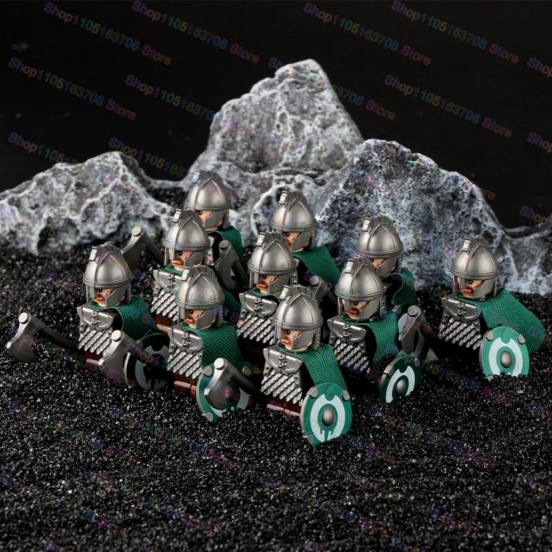 Medieval Knights Building Blocks Warrior Soldiers Crusaders Hospital Teutonic Knight Legion Figures Block Toys Accessories