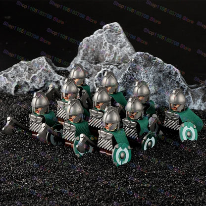 Medieval Knights Building Blocks Warrior Soldiers Crusaders Hospital Teutonic Knight Legion Figures Block Toys Accessories