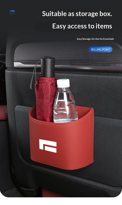 Suitable for Rox 01 ADAMAS car trash can suspension storage box car door side cup holder umbrella bucket storage box